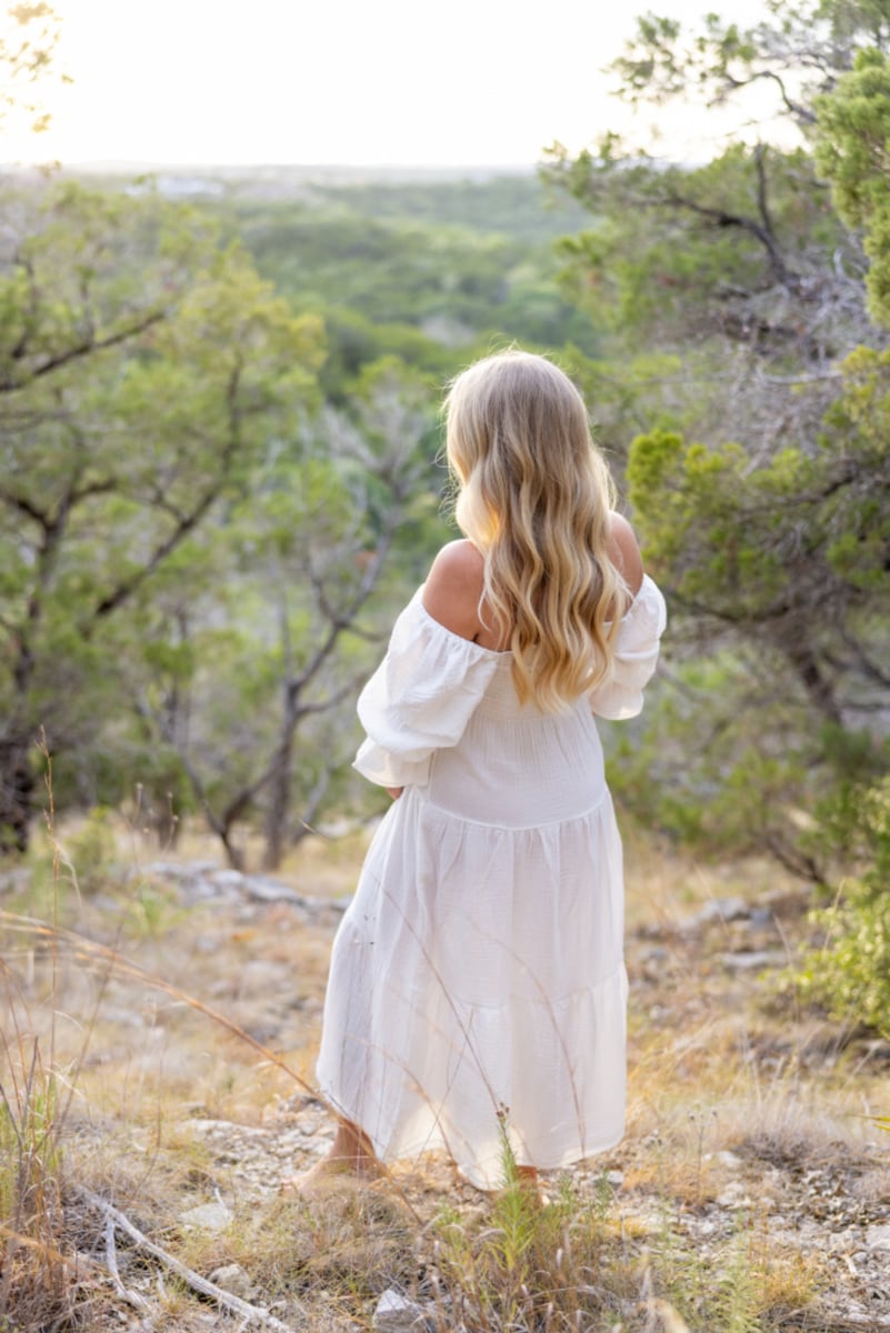 White Off-Shoulder Dress