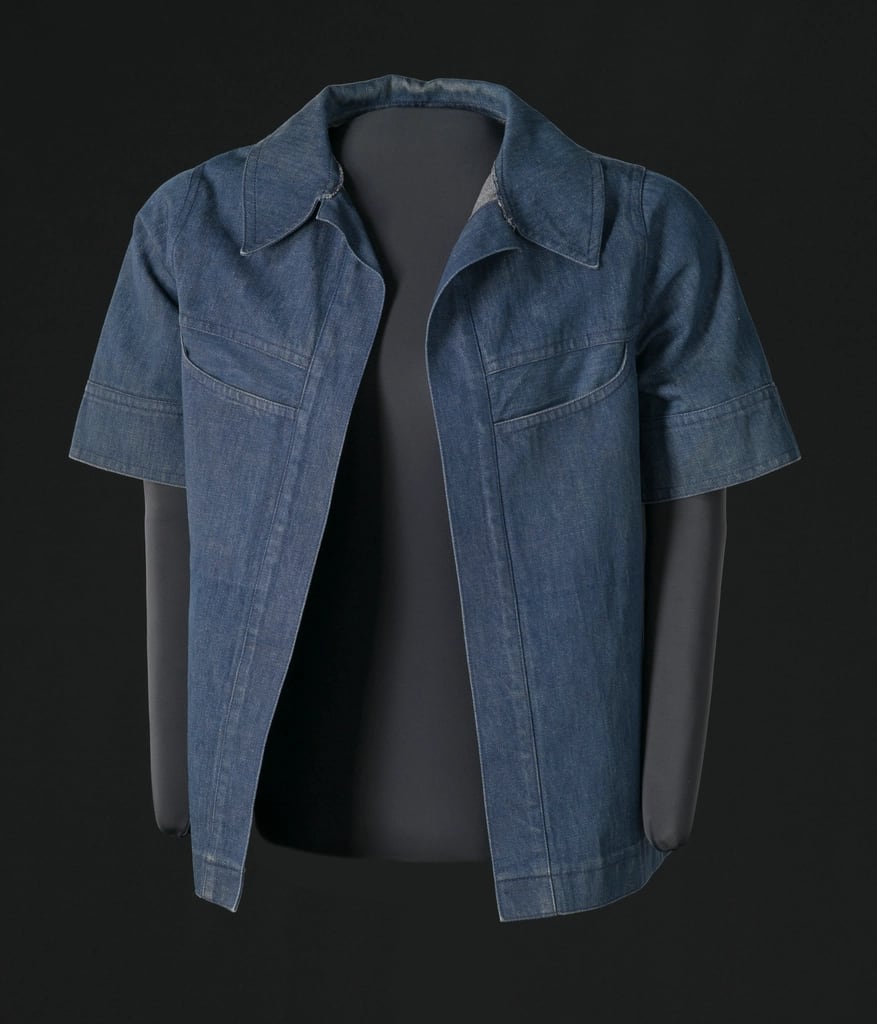 Short-Sleeve Denim Overshirt