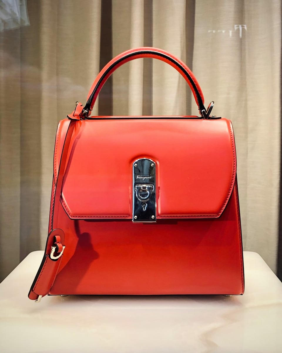 Scarlet Top-Handle Bag
