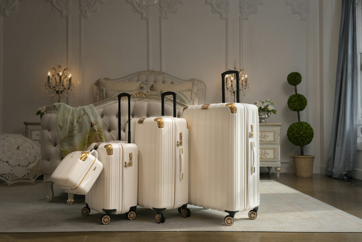 Ivory 3-Piece Luggage Set