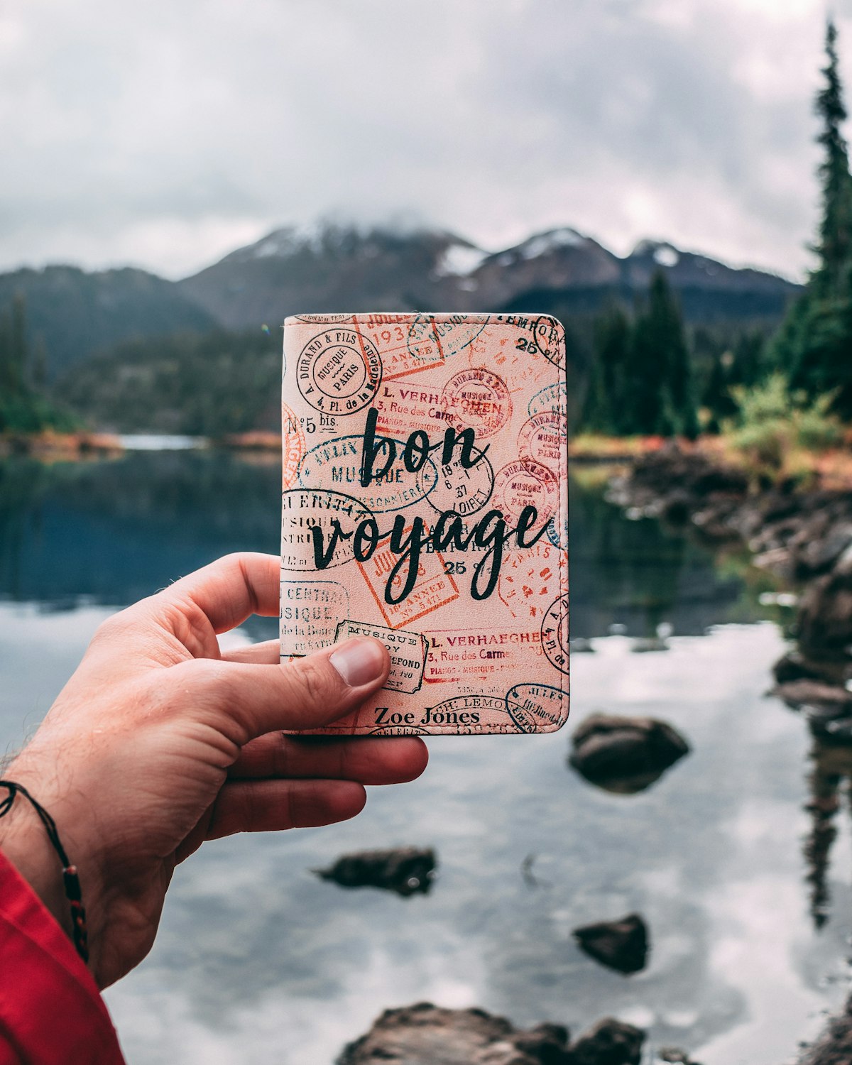 Wanderlust Printed Passport Cover