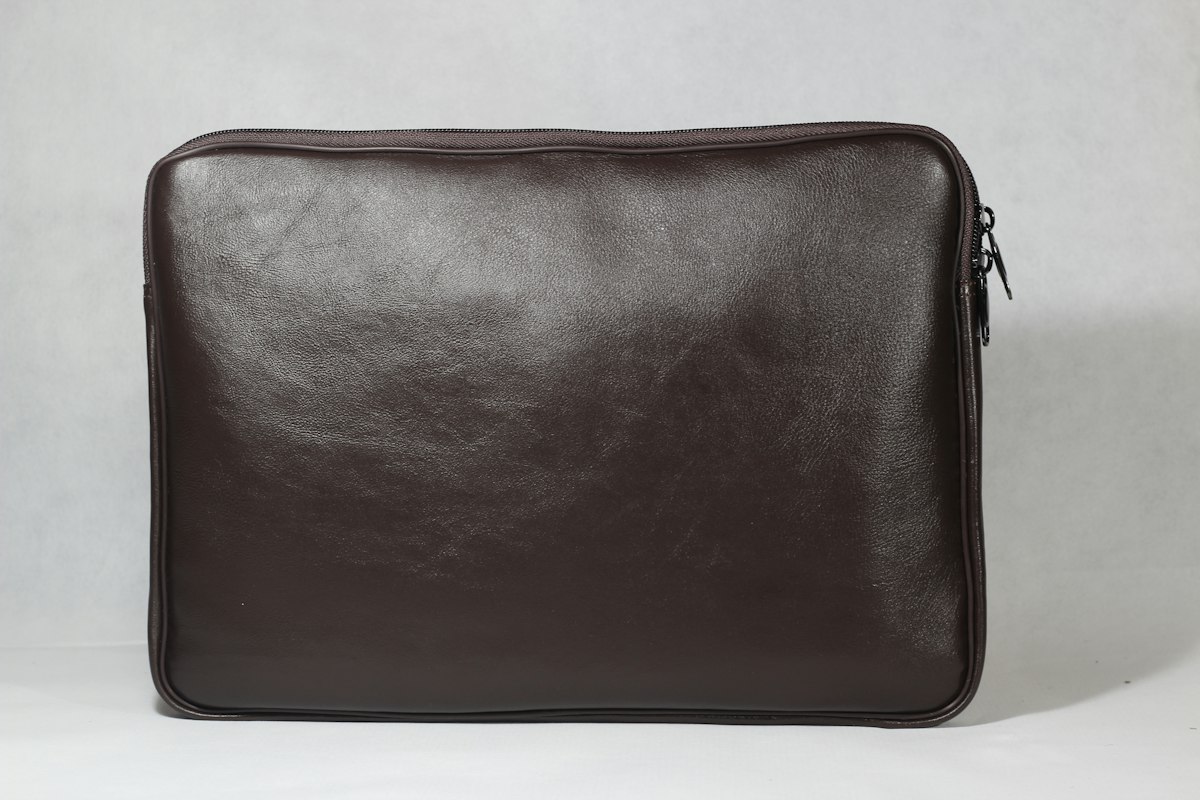 Zip Leather Laptop Case 14"