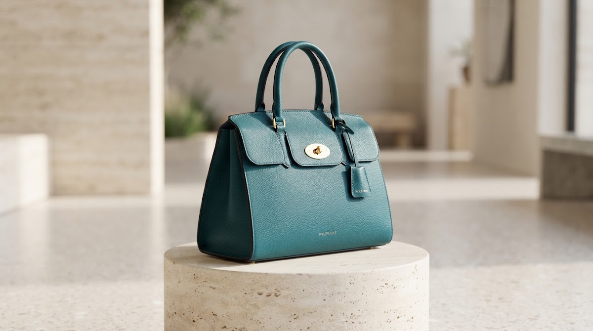 Aura Structured Leather Tote